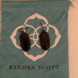 Kendra Scott matte black Dani earrings